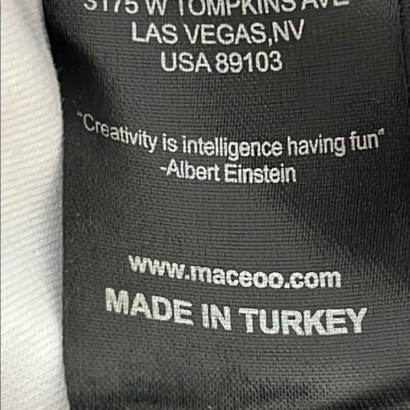 MACEOO Paris Custom White & Black Jacket Meticulously Engineered Runs 3Xl -5XL - Picture 11 of 15